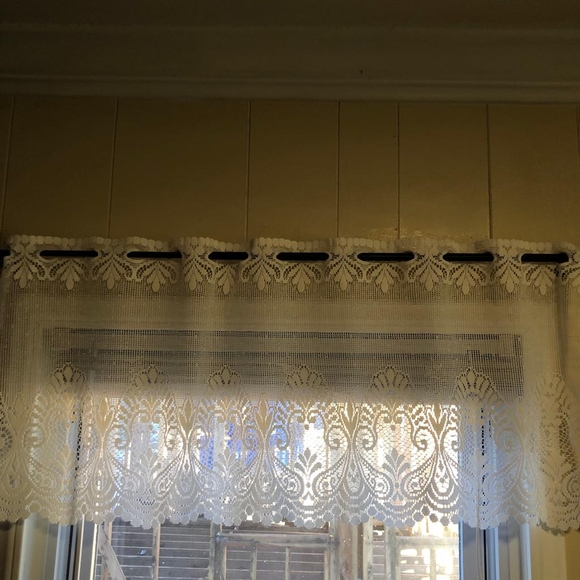 Short Window Tiers Window Drape Shade Curtains for Laundry Room Studio - Picture 4 of 7